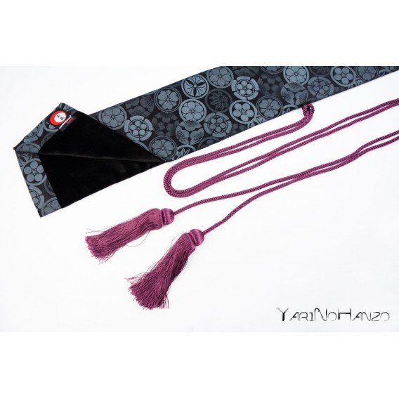Katana Bukuro Kamon (dark) | Bag For Katana and Nihonto