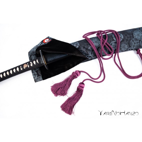 Katana Bukuro Kamon (dark) | Bag For Katana and Nihonto